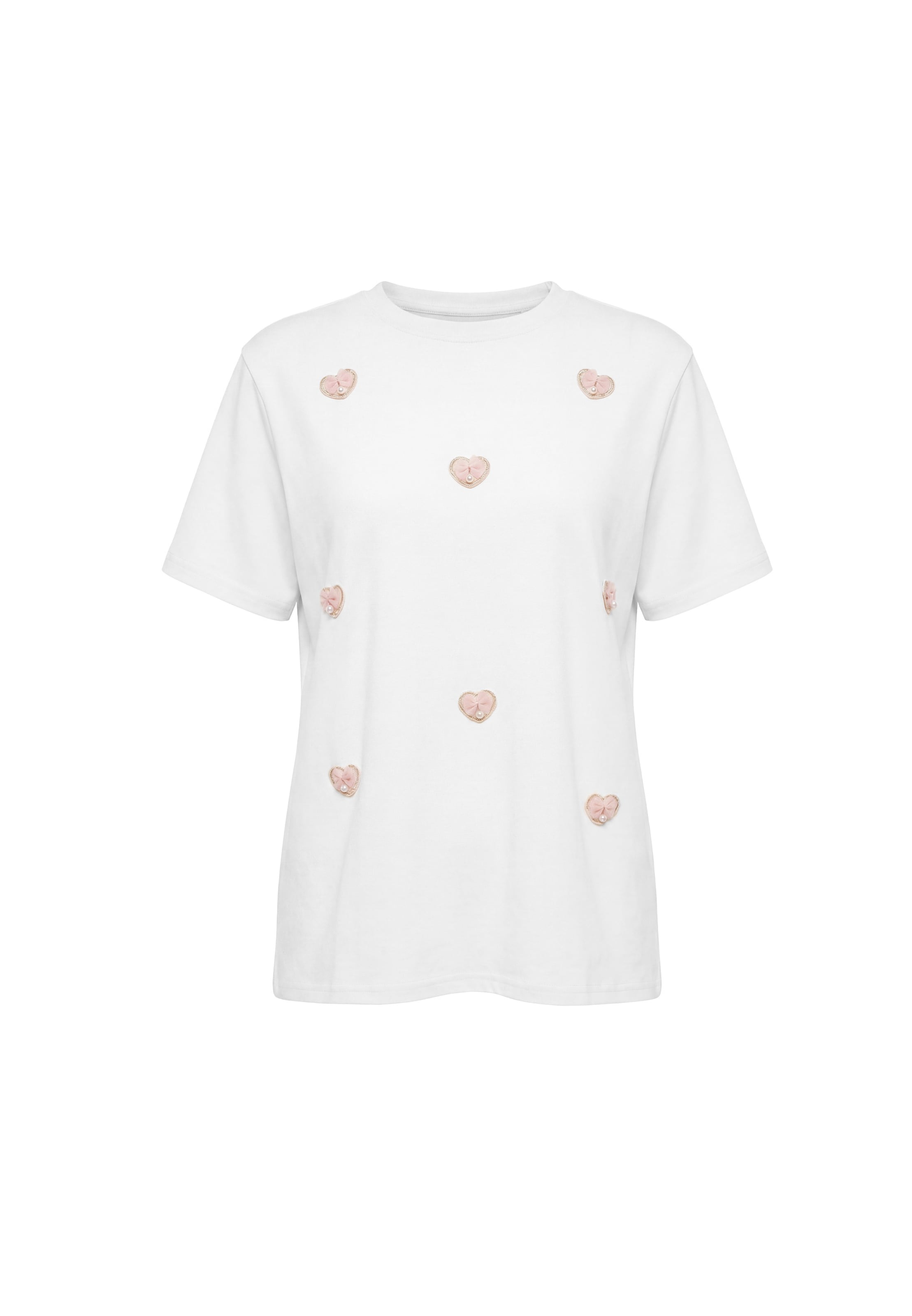 MYMO Shirt 'Pop' in Wit: voorkant