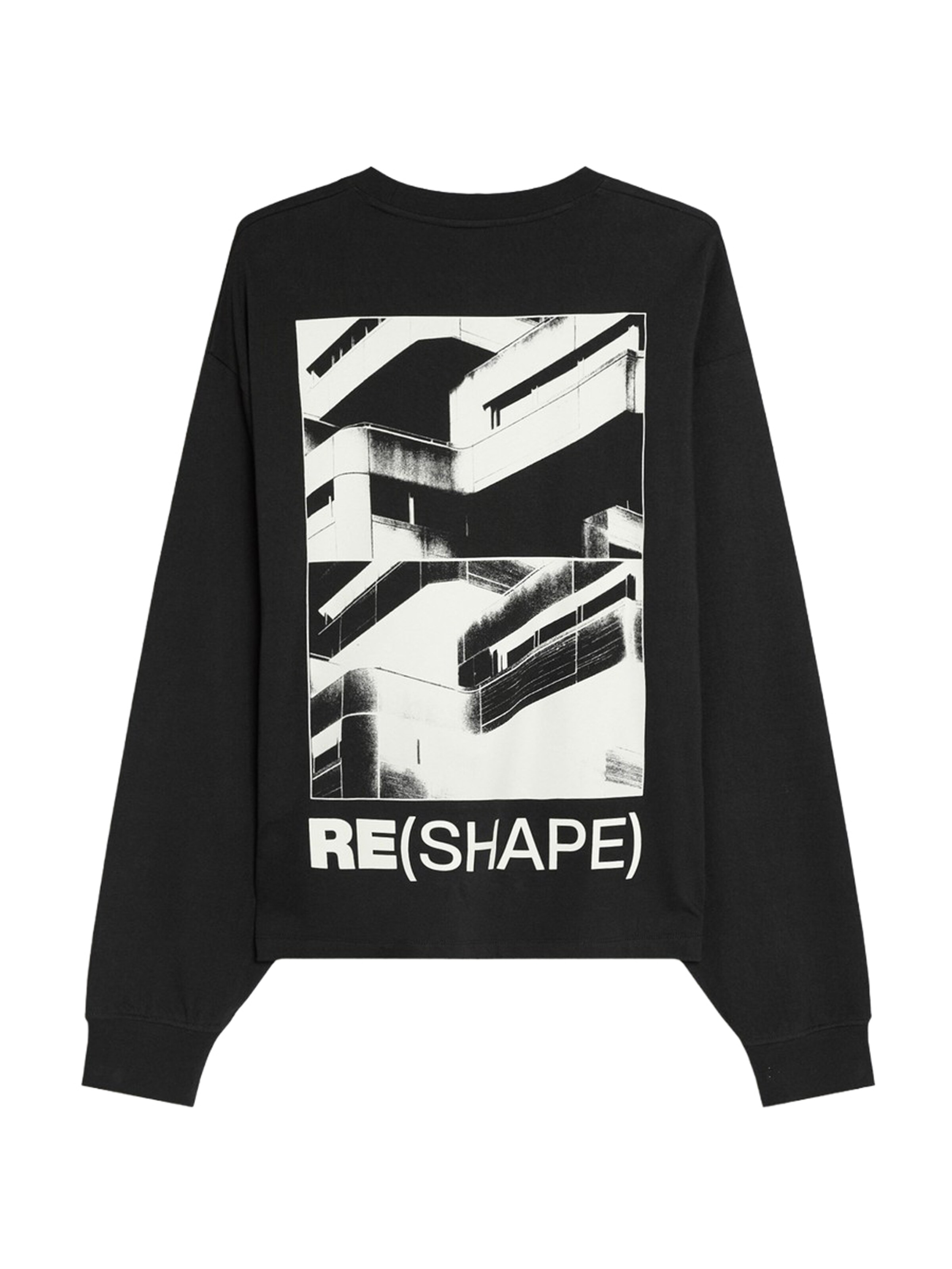 Sweat-shirt Bershka en noir