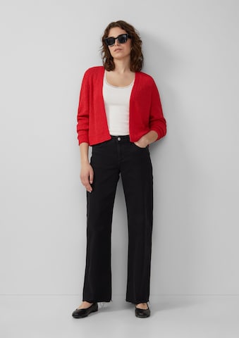 QS Gebreid vest in Rood