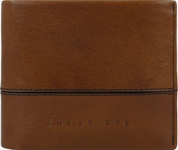 The Bridge Wallet in Brown: front