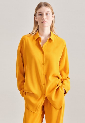 SEIDENSTICKER Blouse ' Schwarze Rose ' in Yellow: front