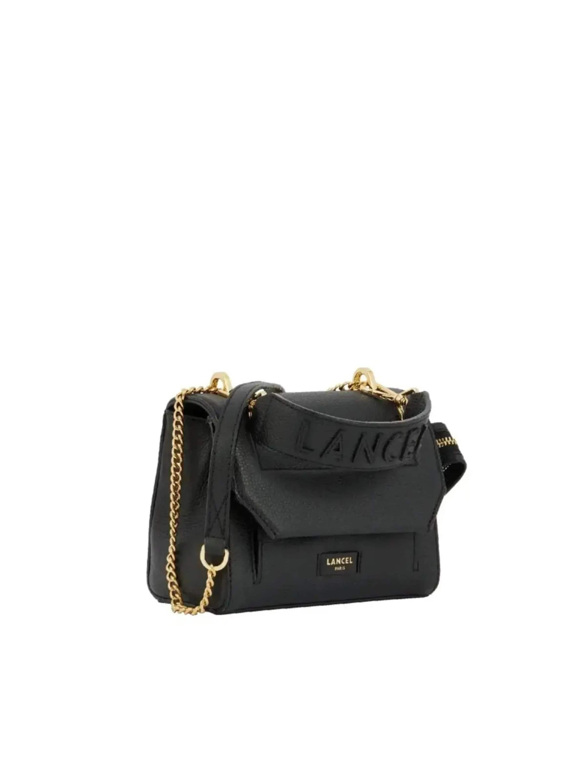 Sac bandoulière 'Sac Rabat S Lancel Ninon Noir/doré' Lancel en noir