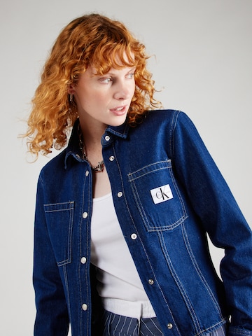 Camicia da donna 'Lean' di Calvin Klein Jeans in blu