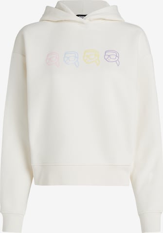 Karl Lagerfeld - Sudadera 'Ikonik' en blanco: frente