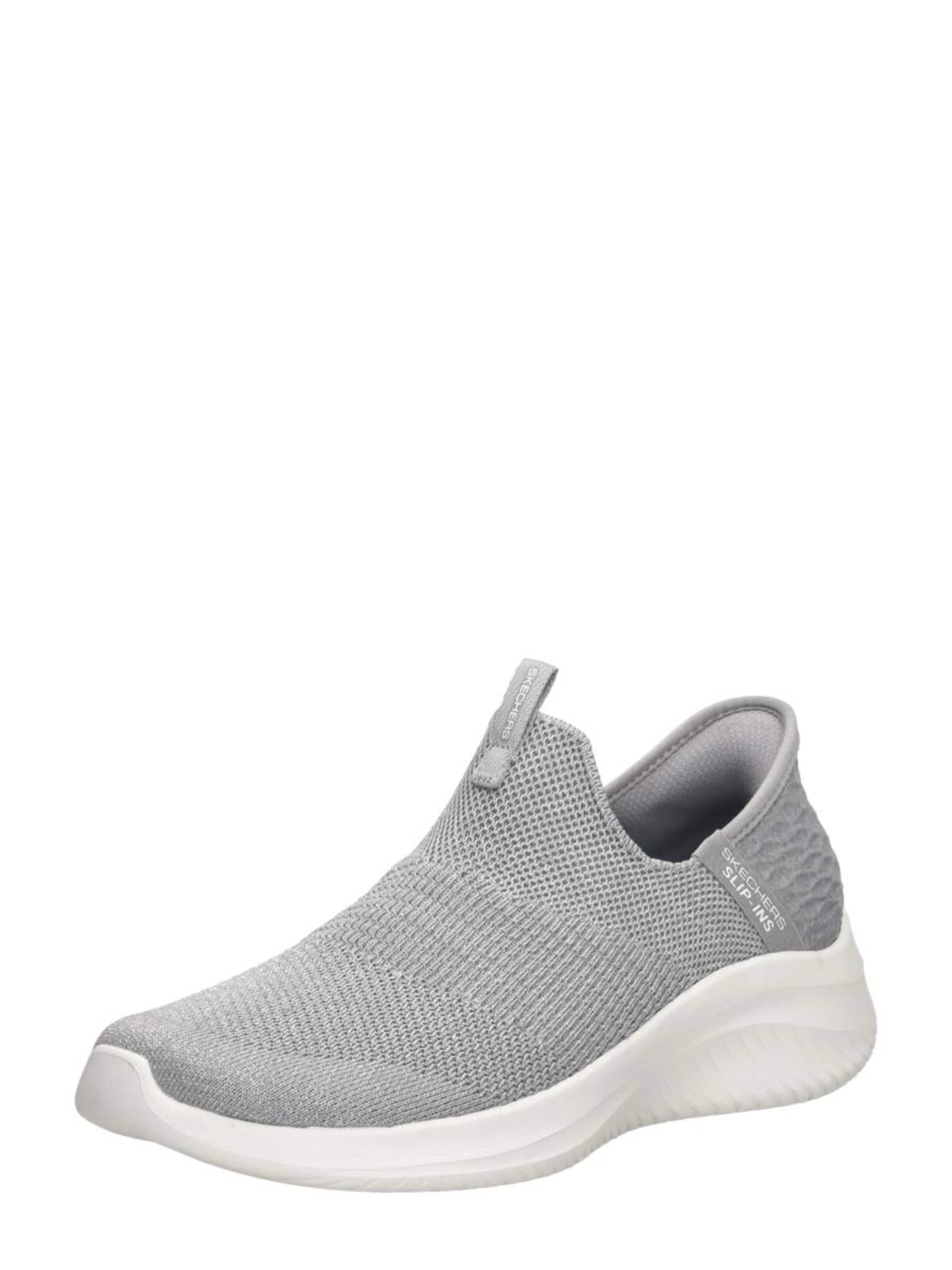 SKECHERS Classic Flats 'Ultra Flex 3.0' in Grey: front