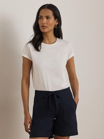 Maglietta di Lauren Ralph Lauren in bianco: frontale