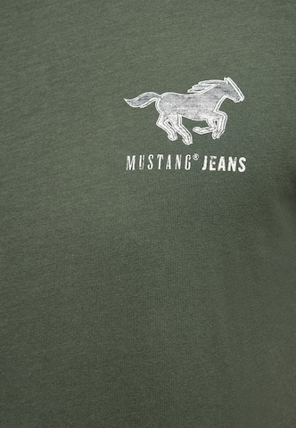 MUSTANG T-Shirt 'Austin' in Grün