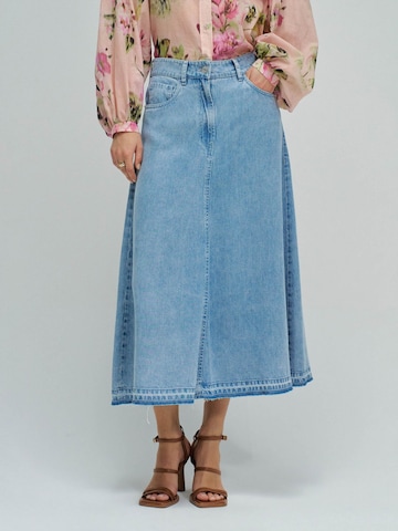 Salsa Jeans Skirt in Blue: front