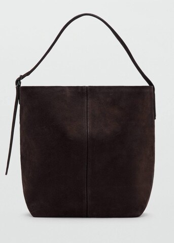MANGO Shoulder Bag 'Carnaby' in Brown