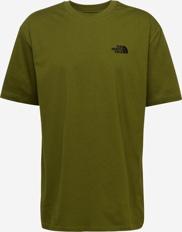 Maglietta di THE NORTH FACE in verde: frontale