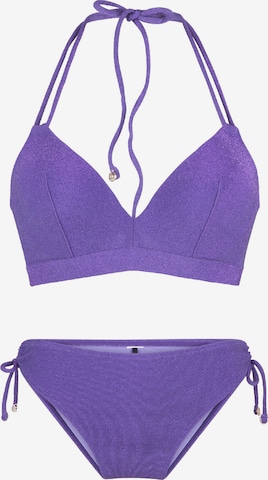 LingaDore - Triángulo Bikini en lila: frente