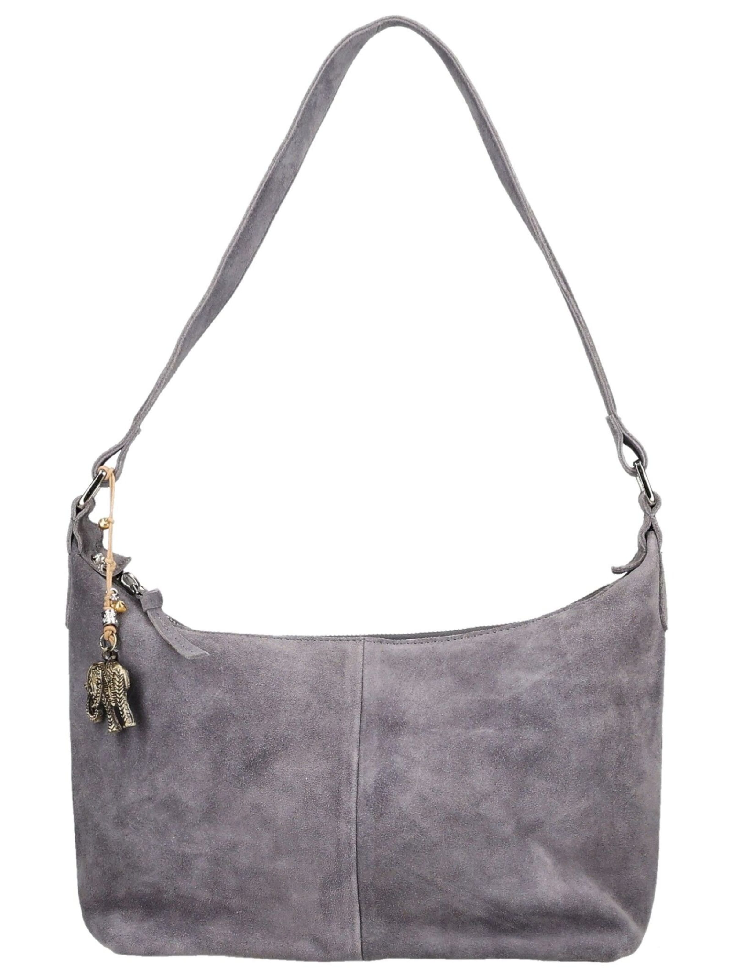 ANOKHI Shoulder Bag in Grey: front