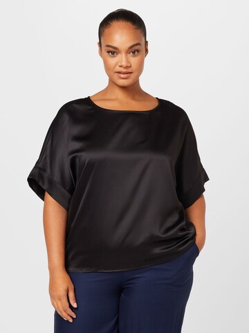 Vero Moda Curve Blouse 'MERLE' in Zwart: voorkant