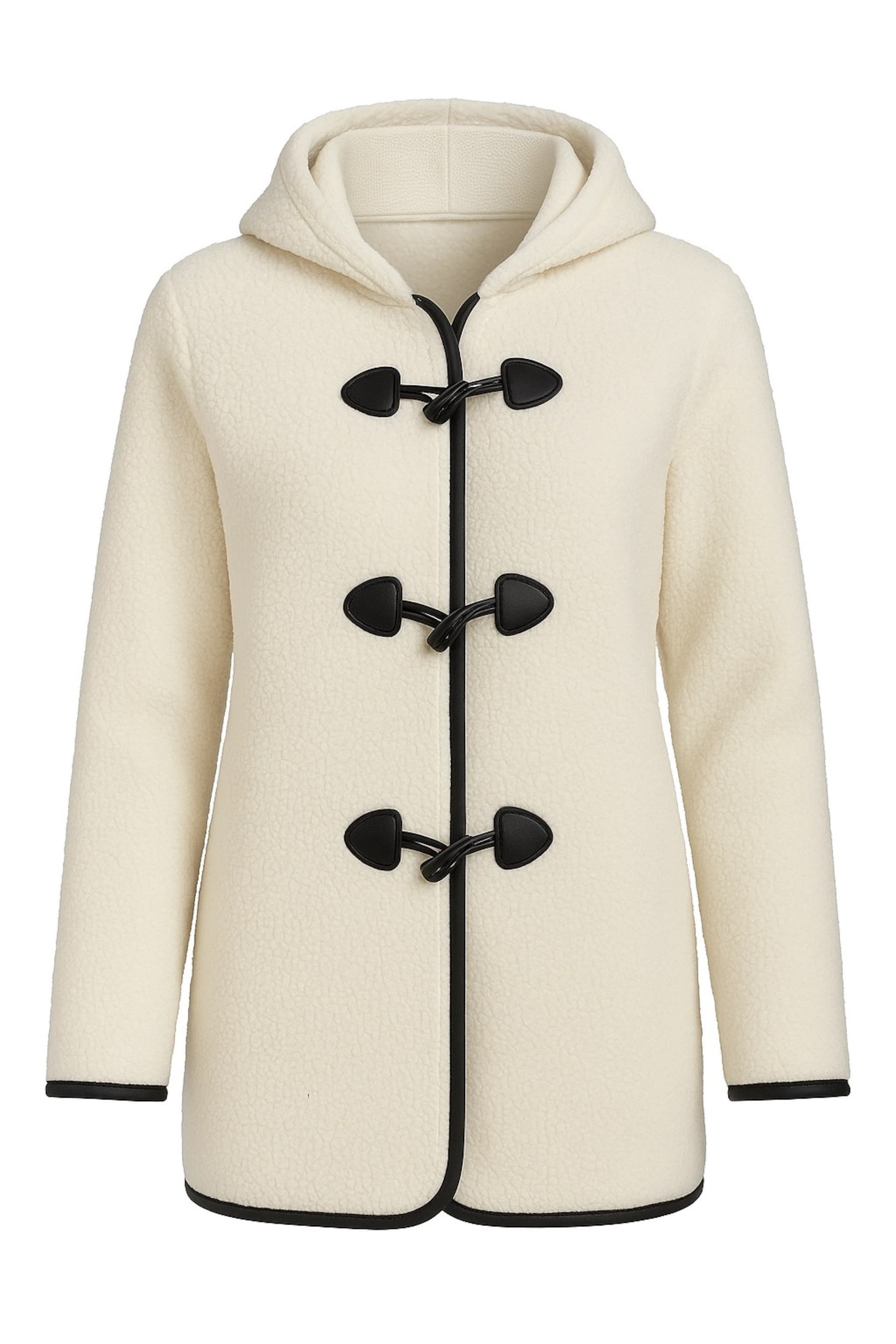 Stil Diva Mantel in Beige: Vorderseite