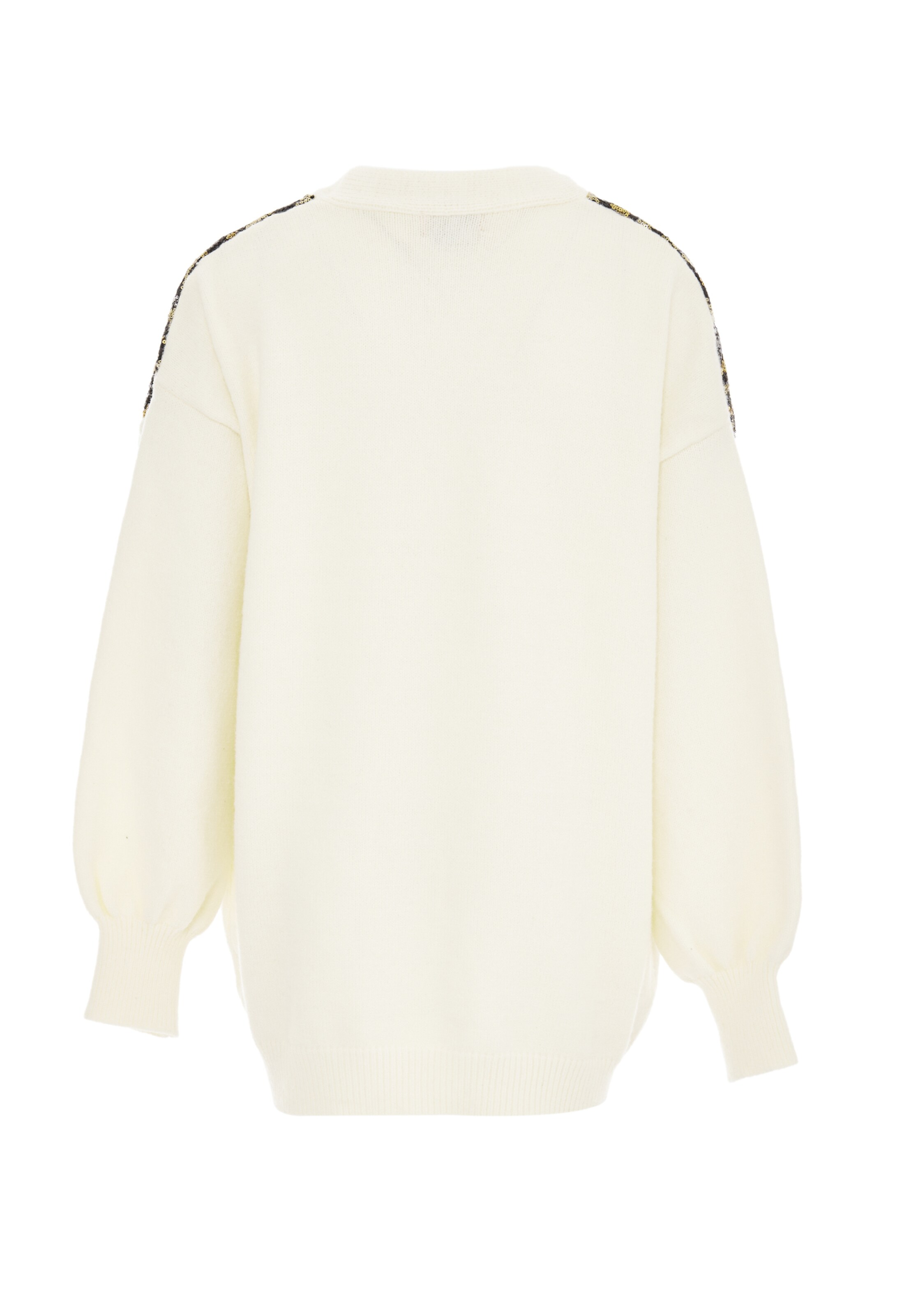 IMANE Knit cardigan in White