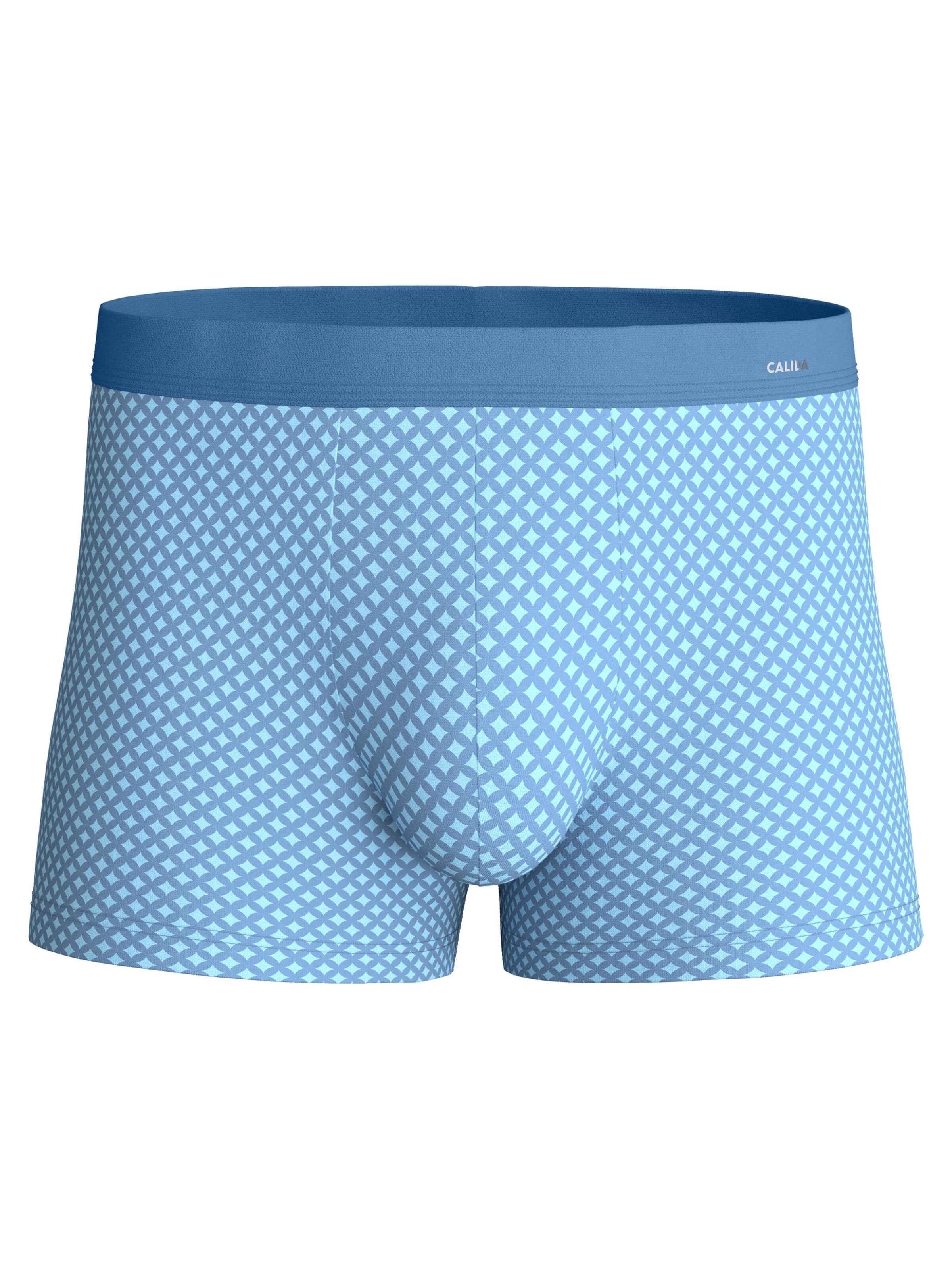 CALIDA Boxershorts 'Cotton Code Design'‌ in L in hellblau, Produktansicht