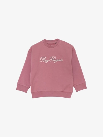 Roy Rogers Sweatshirt 'Fancy Cursive F' in Pink: front