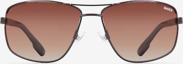 Lunettes de soleil SINNER en marron : devant