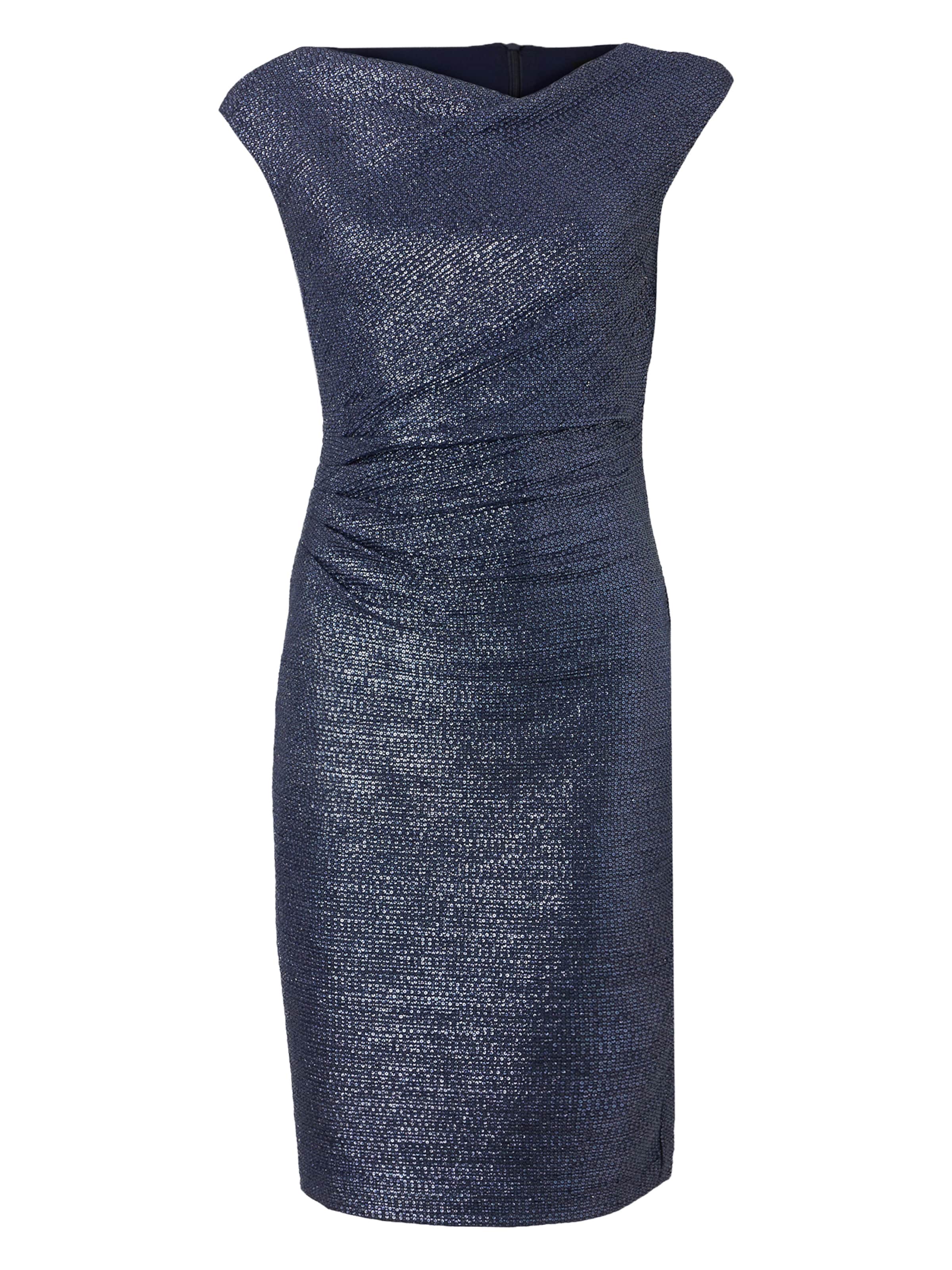 Rochie de cocktail de la SWING pe albastru: față