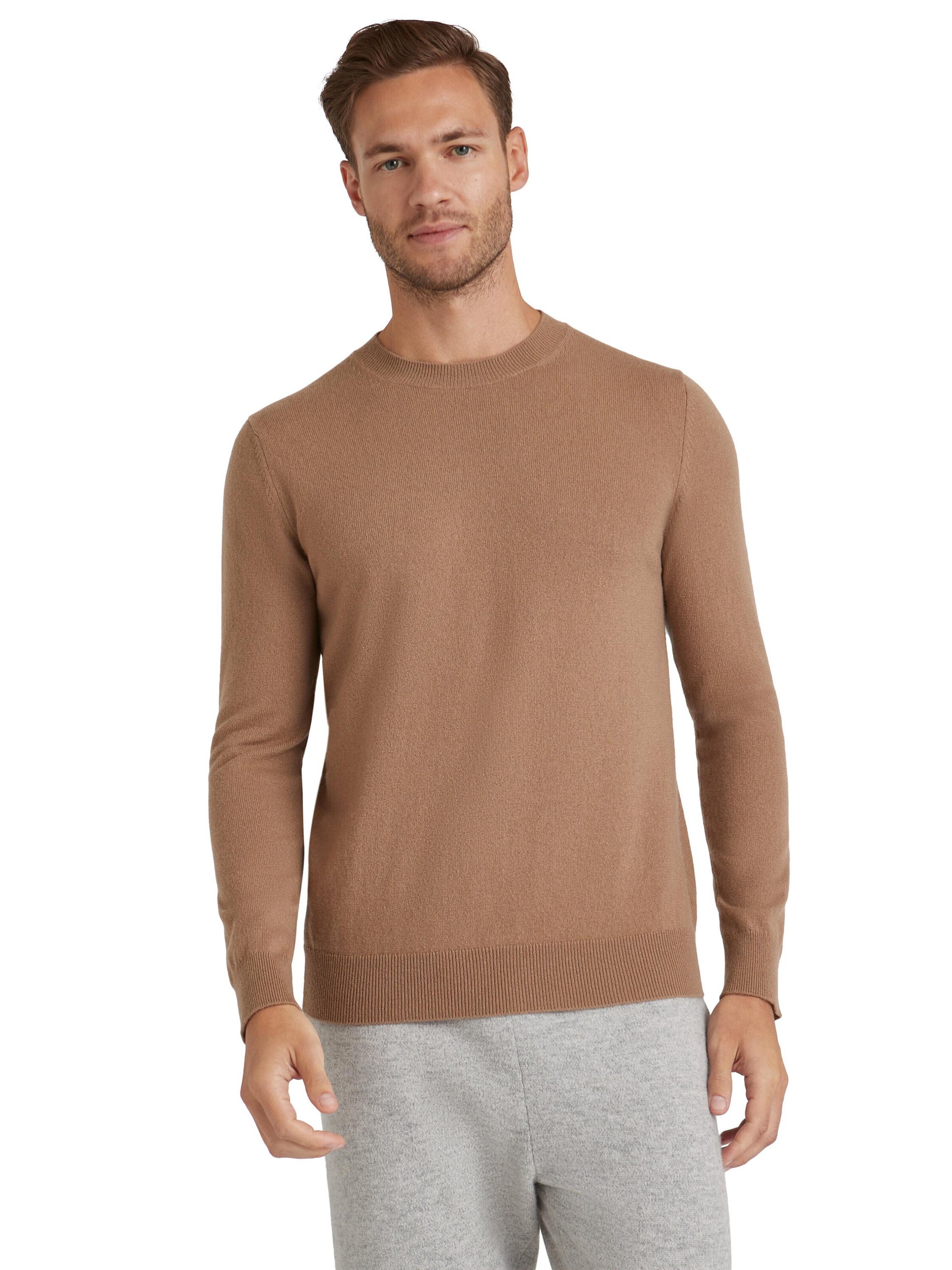 FALKE Sweater in Beige: front