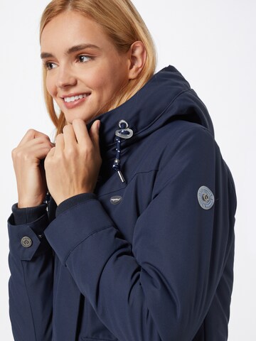 Ragwear Between-Season Jacket 'JAZMIN' in Blue