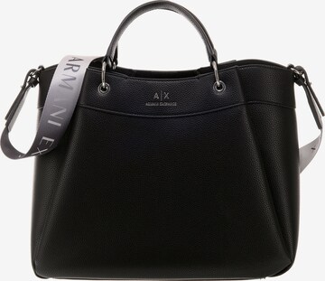 ARMANI EXCHANGE Shopper in Zwart: voorkant