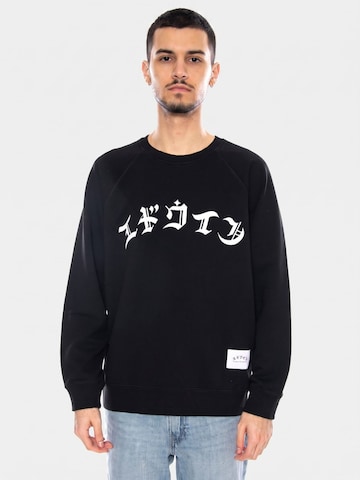 Sweat-shirt 'High Life Low Levels' EDWIN en noir