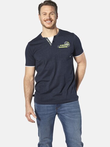 Jan Vanderstorm Shirt ' Pernarvik ' in Blue: front