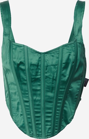 Bardot Blouse in Green: front