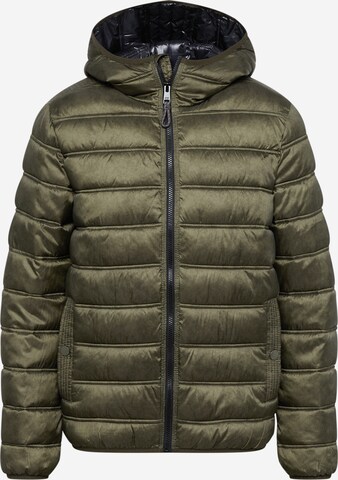 QS Between-Season Jacket in Green: front