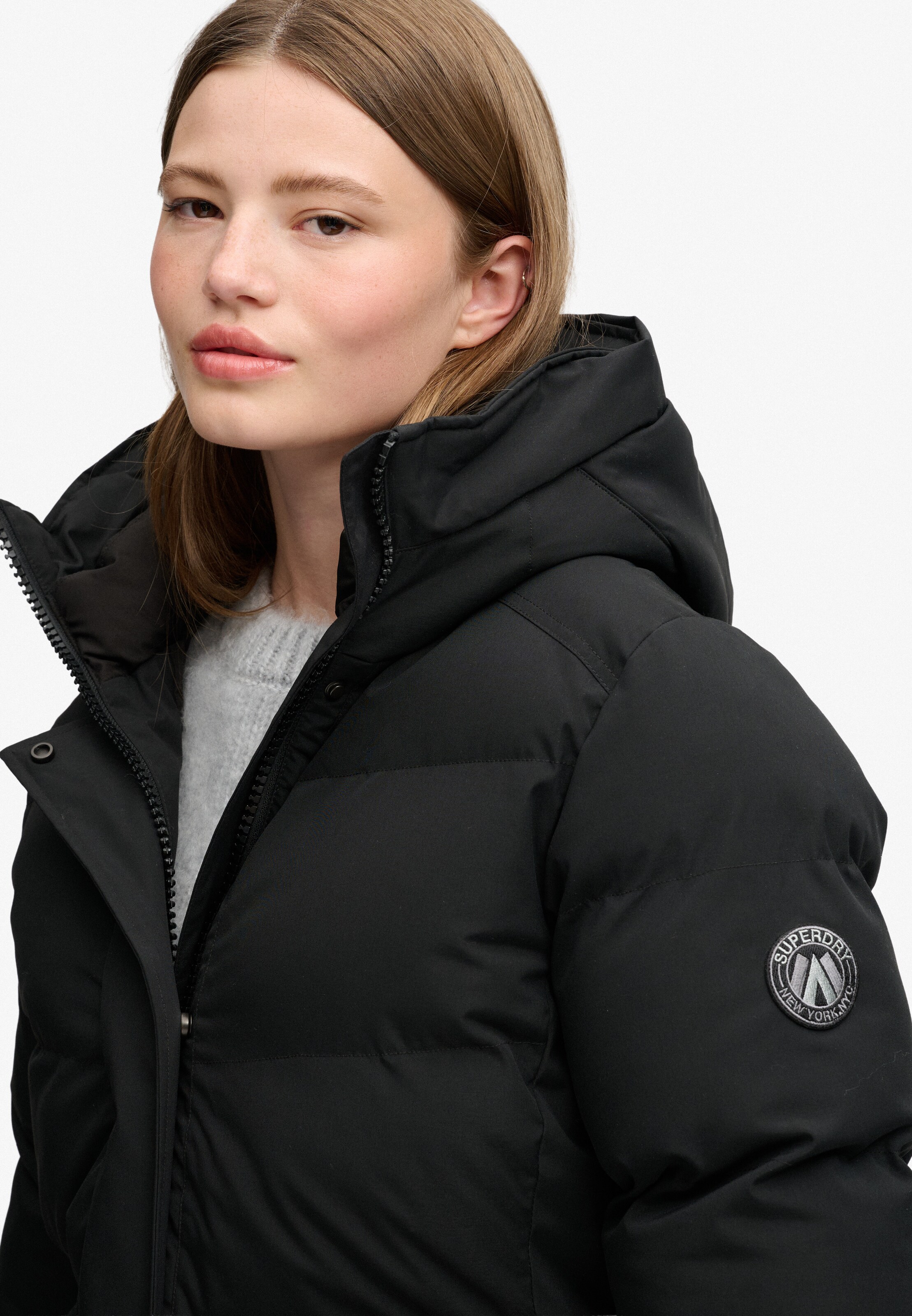 Manteau d’hiver Superdry & Co en noir