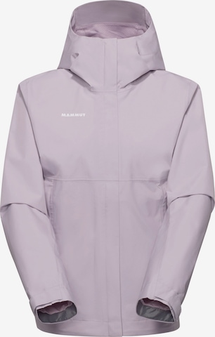 MAMMUT Outdoor Jacket in Purple: front