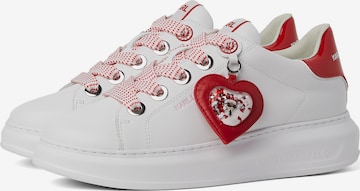 Karl Lagerfeld Matalavartiset tennarit 'Kapri' värissä valkoinen: etupuoli