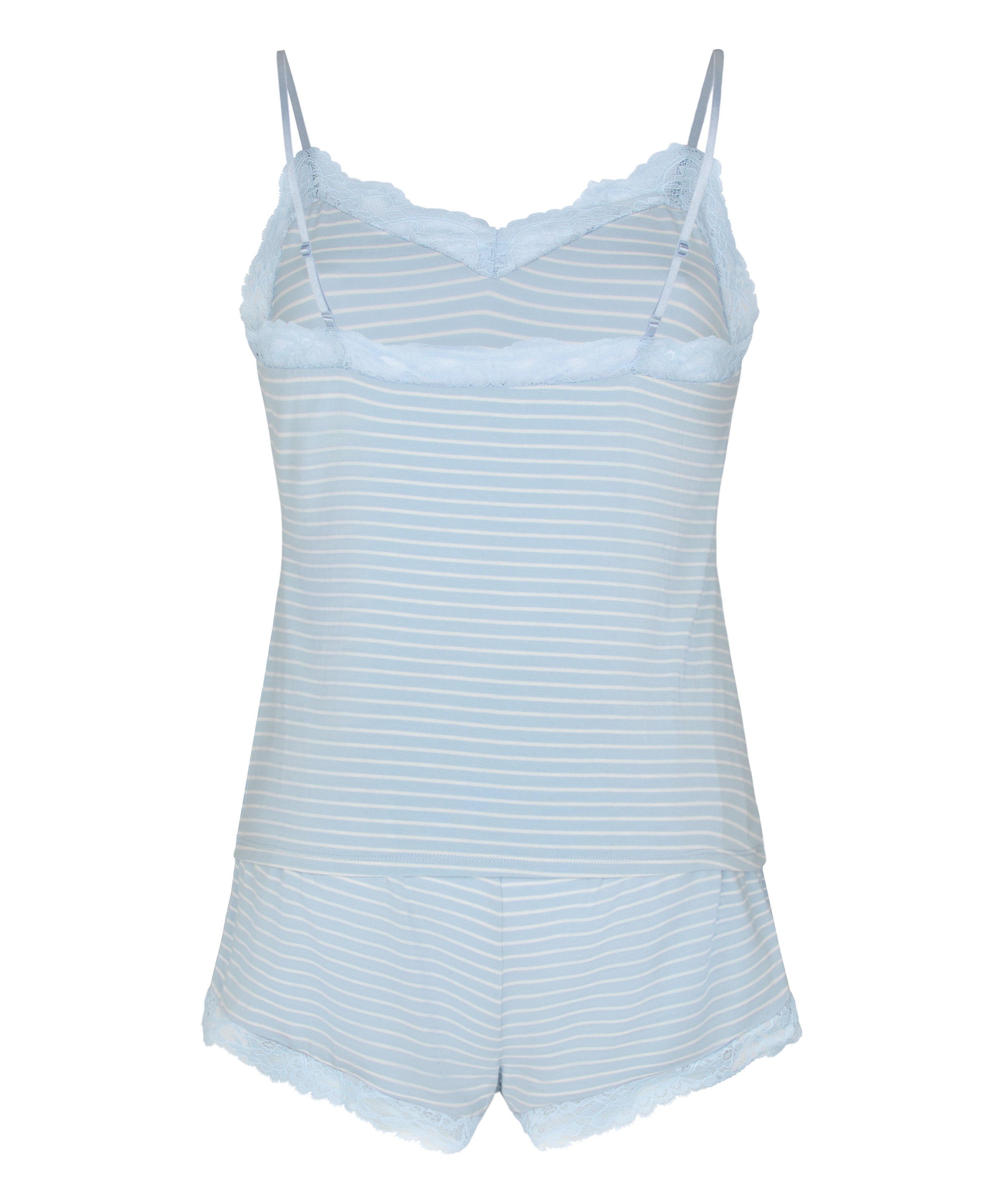 Hunkemöller Pyjama 'Nana' in Blauw