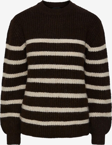 PIECES Sweater 'NANNA' in Brown: front