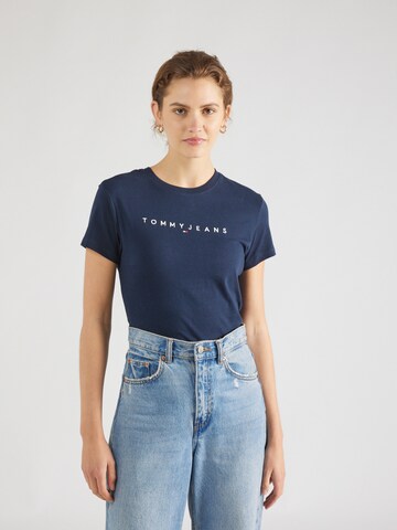 Tommy Jeans T-shirt i blå: framsida