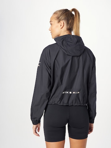 NIKE Športna jakna | črna barva