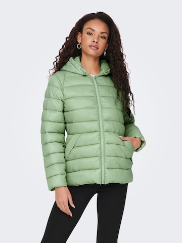 ONLY Winter Jacket 'SKY' in Green: front