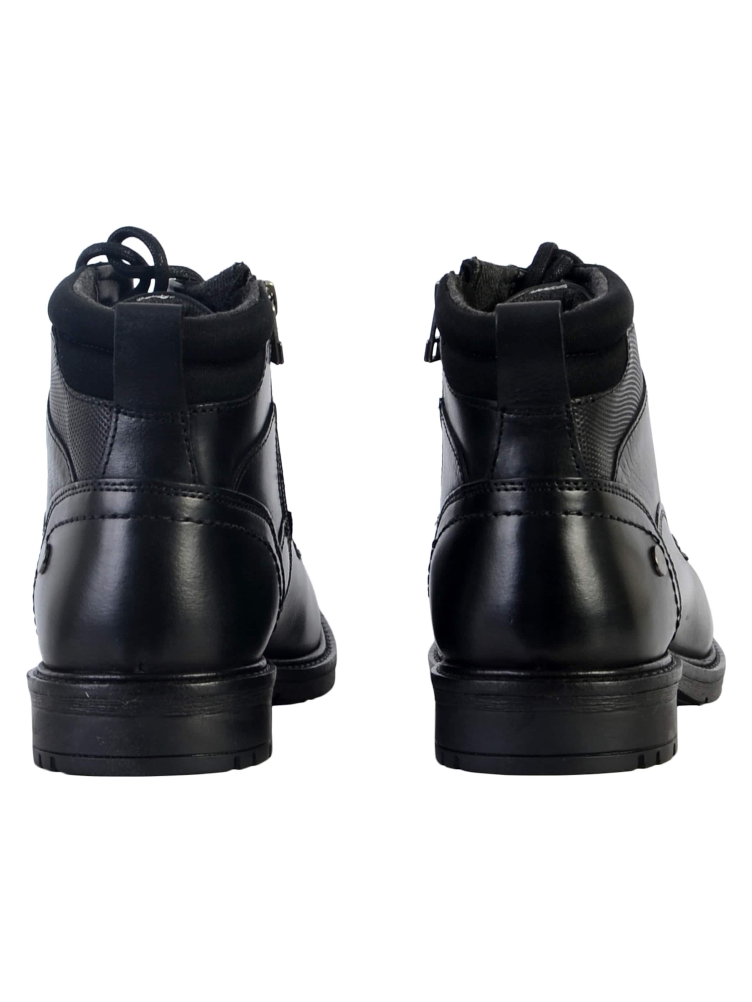 Stivaletto stringato di Kaporal in nero