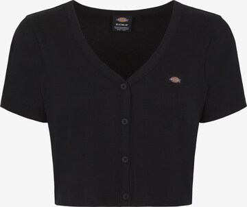 DICKIES Shirt in Zwart: voorkant