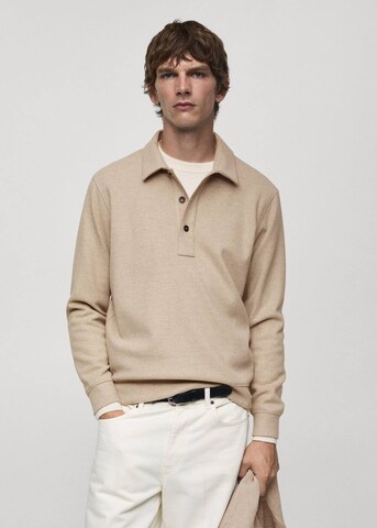 MANGO MAN Sweatshirt 'Alludiap' in Gelb: Vorderseite