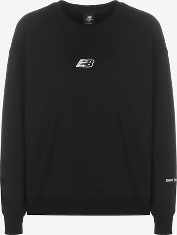 new balance Sweatshirt 'Essentials Crew' in Schwarz: predná strana