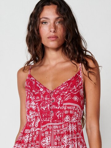 Robe d’été KOROSHI en rouge