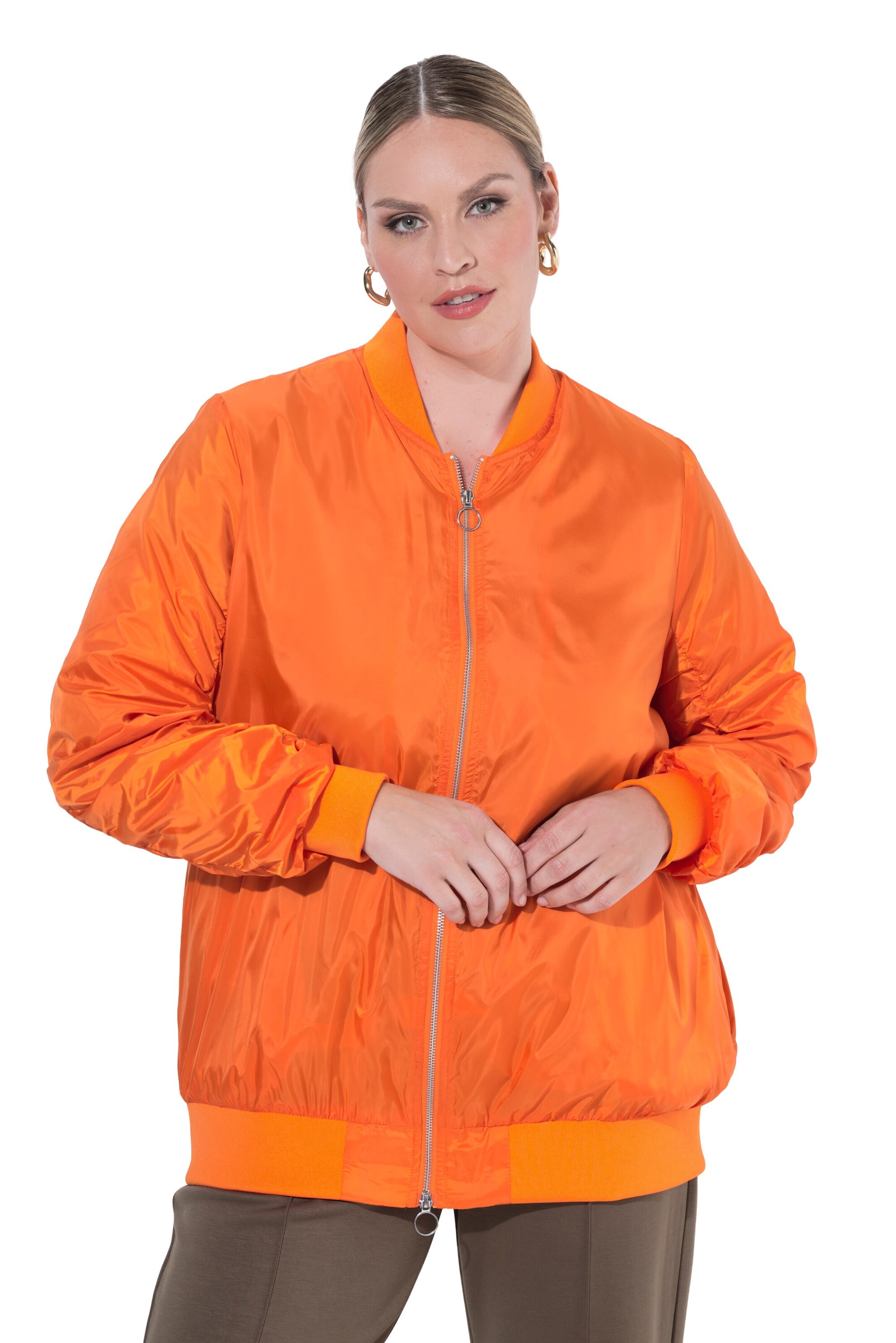 MIAMODA Between-season jacket in Orange: front