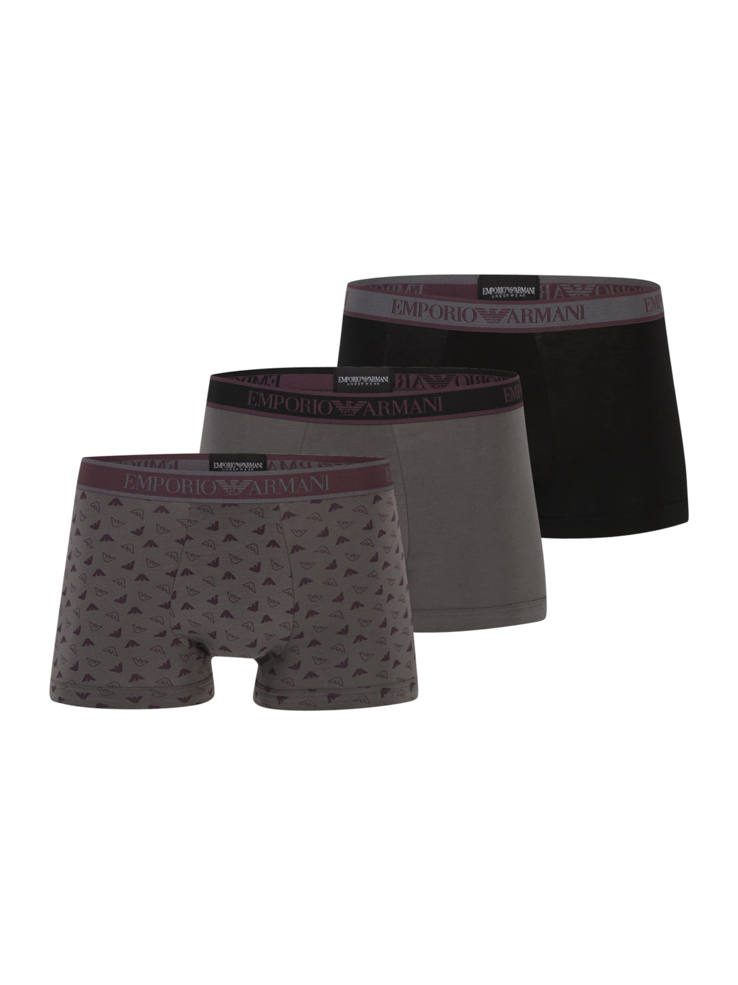 Emporio Armani Boxerky – šedá: přední strana