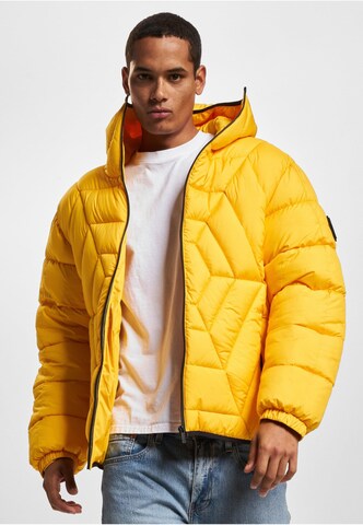 SOUTHPOLE Winter Jacket 'PM234-014-2 SP Storm Net 1.0' in Yellow: front