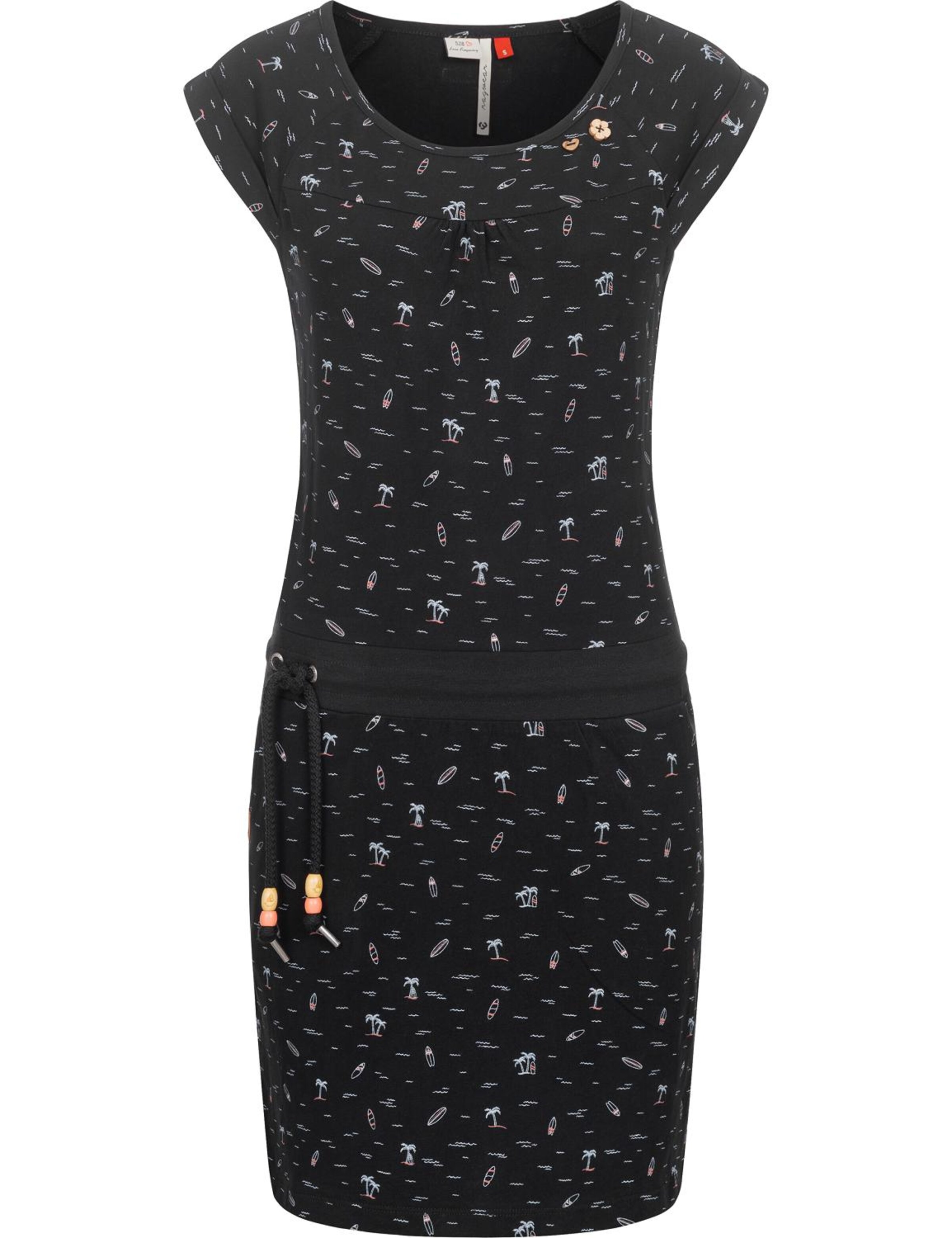 Robe d’été 'Penelope' Ragwear en noir : devant