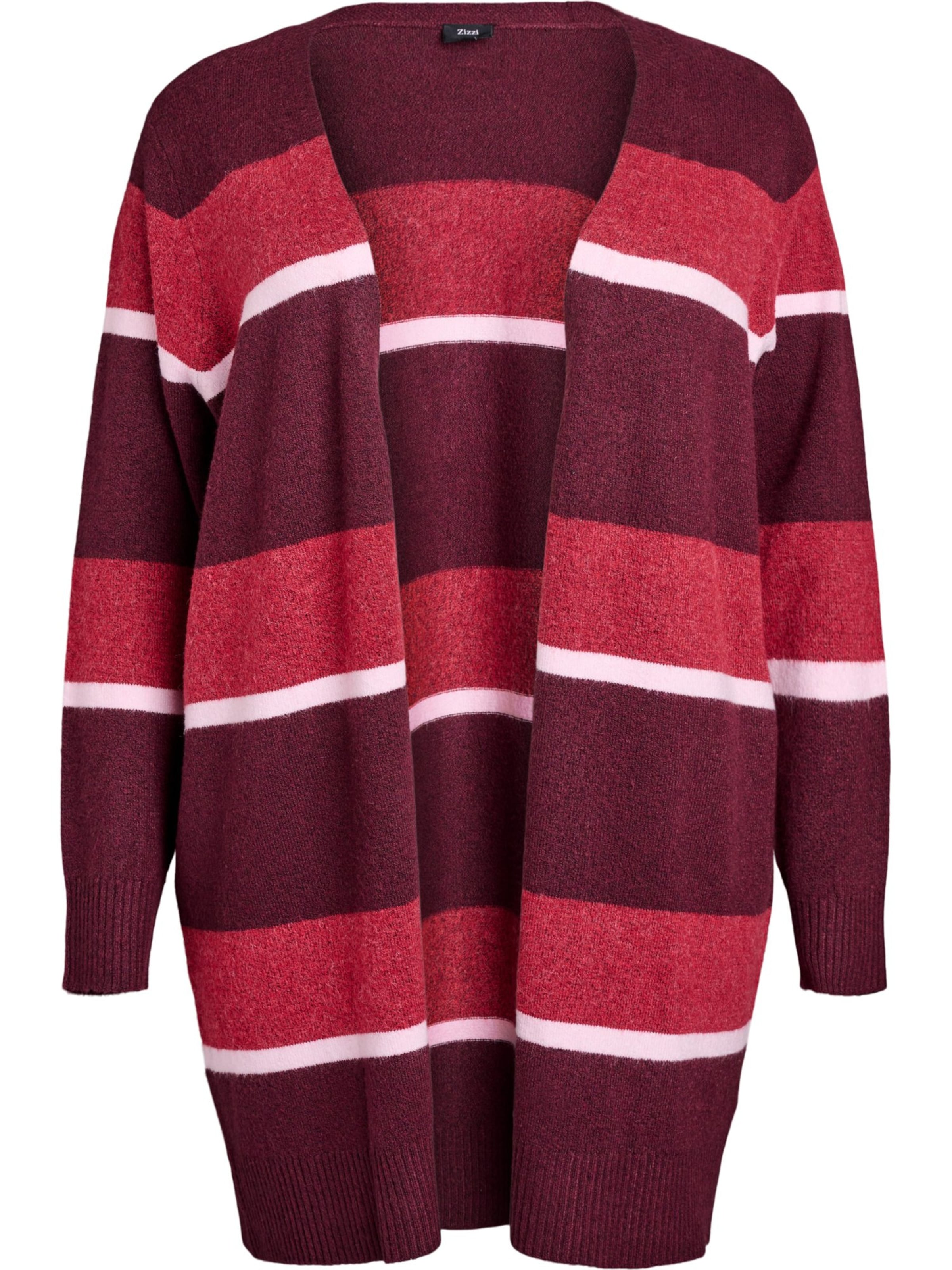 Zizzi Kardigan 'Sunny' – červená: přední strana