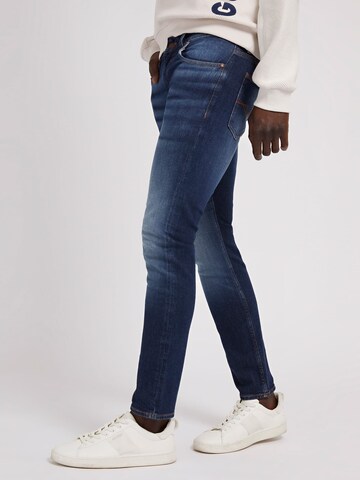 GUESS Skinny Jeans in Blauw: voorkant