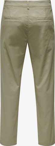 pilka Only & Sons Standartinis „Chino“ stiliaus kelnės 'LOU'